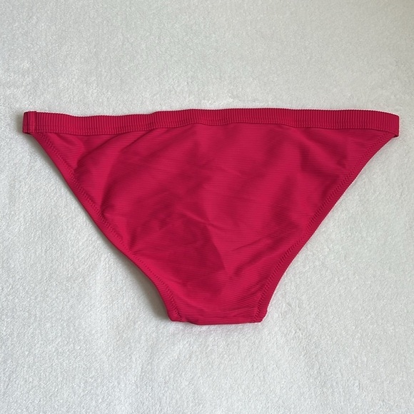 J. Crew Women’s Ribbed Full Coverage Low Rise Bikini Bottom Size Small - Picture 2 of 8